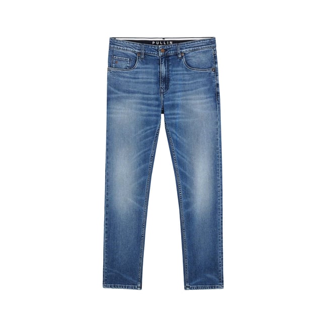 PANTALON REGULAR BRUCE bleu délavé <span itemprop=