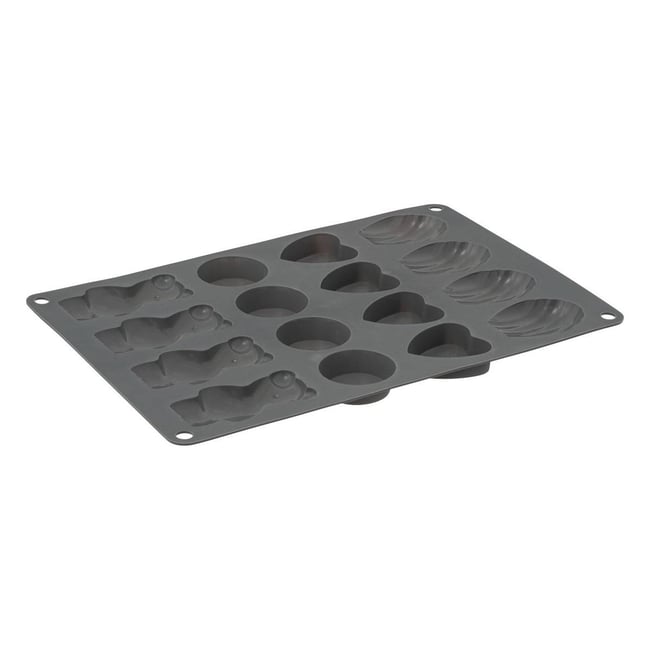 Moule silicone medium ESSENTIELS taupe <span itemprop=
