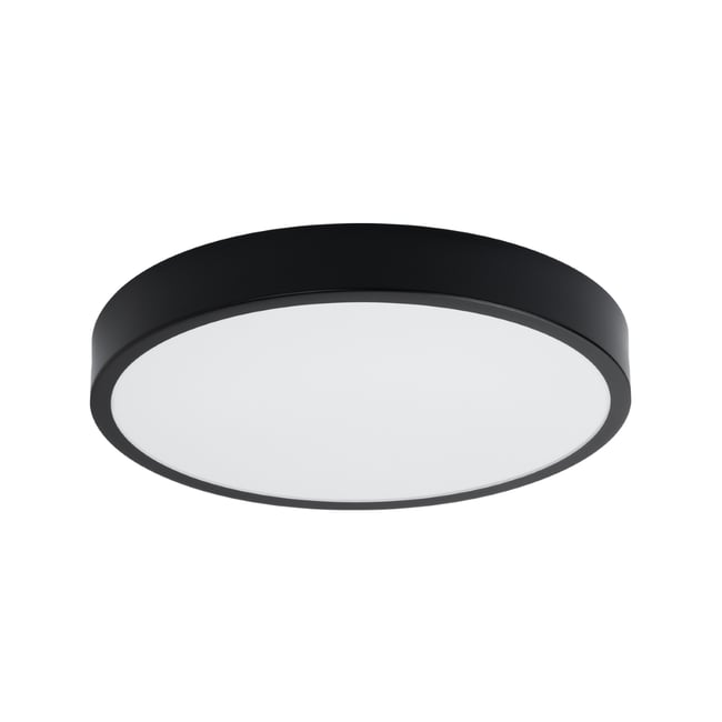 Plafonnier Aluminium Noir LED 1 Onyx 50 Couleur noir <span itemprop=