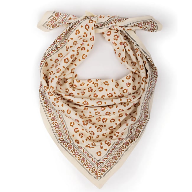 Grand foulard en coton BENGAL - BINDI ATELIER