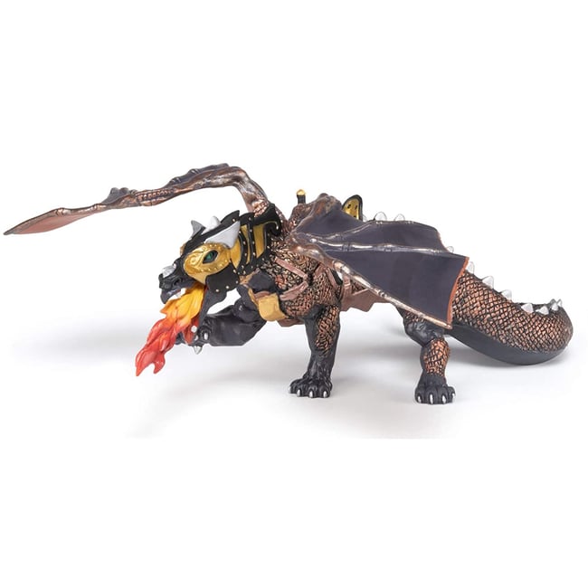 Figurine Dragon des ténèbres marron <span itemprop=