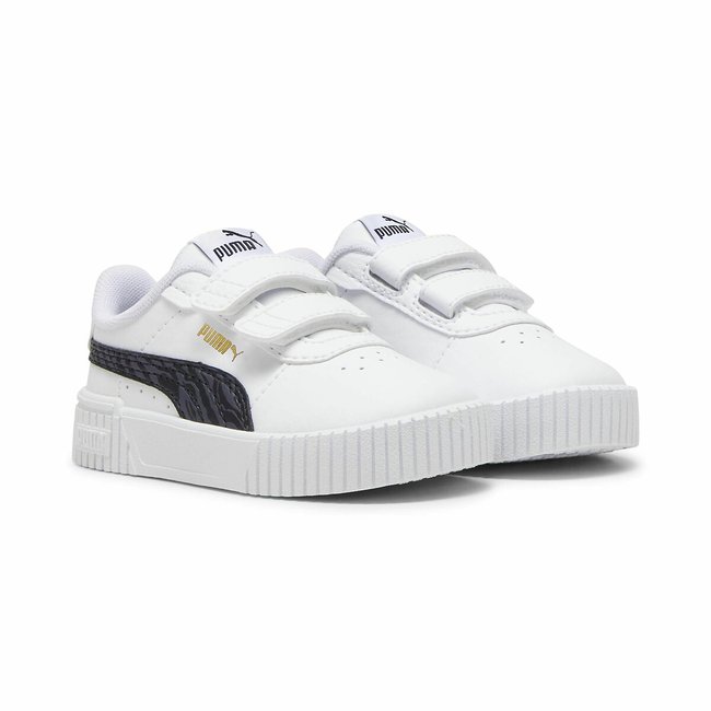 Zapatillas Carina Zebra blanco/negro <span itemprop=