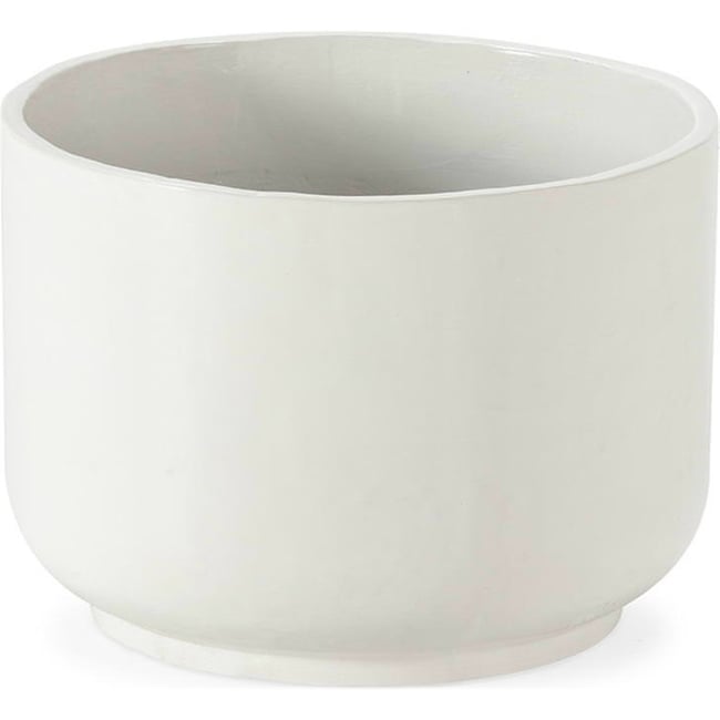 Cache-pot en fibres-ciment Couleur blanc <span itemprop=