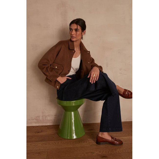 Manteau odilon camel clair <span itemprop=