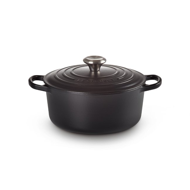 Cocotte Ronde Signature noir <span itemprop=