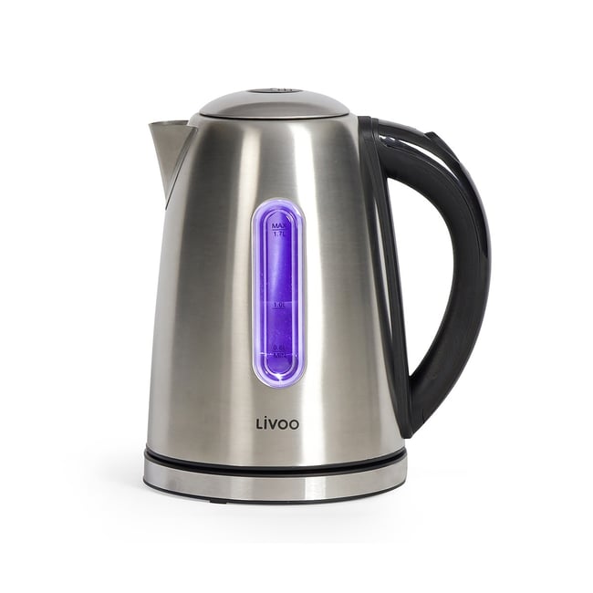 Bouilloire en acier inoxydable 1,7 L gris <span itemprop=