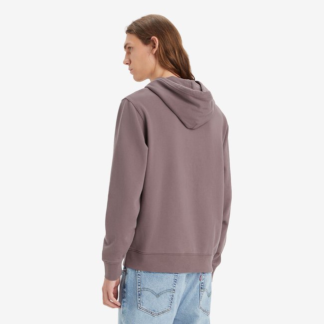 Felpa chiusa con cappuccio housemark marrone Levi s La Redoute