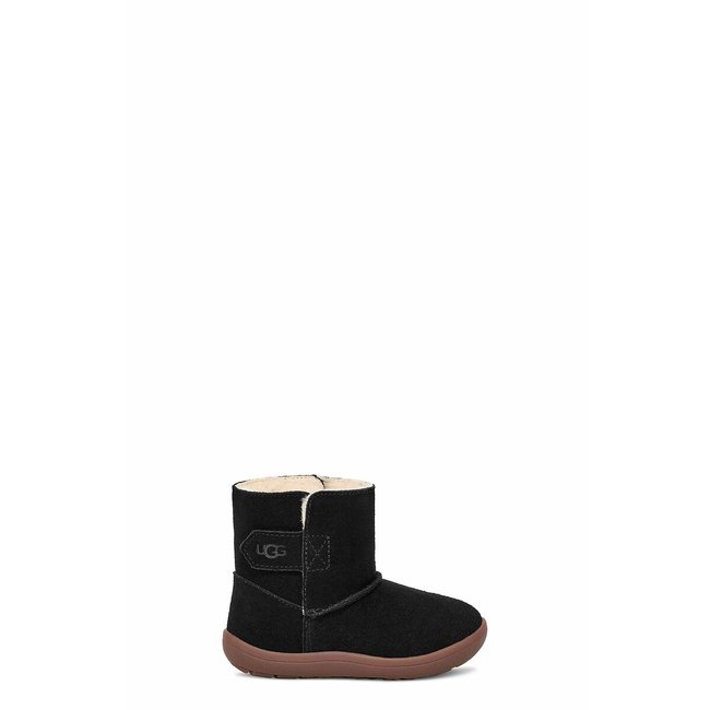Bottines in leer <span itemprop=