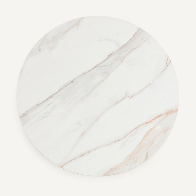 Aradan 120cm Diameter Ceramic Table Top, white ceramic, AM.PM
