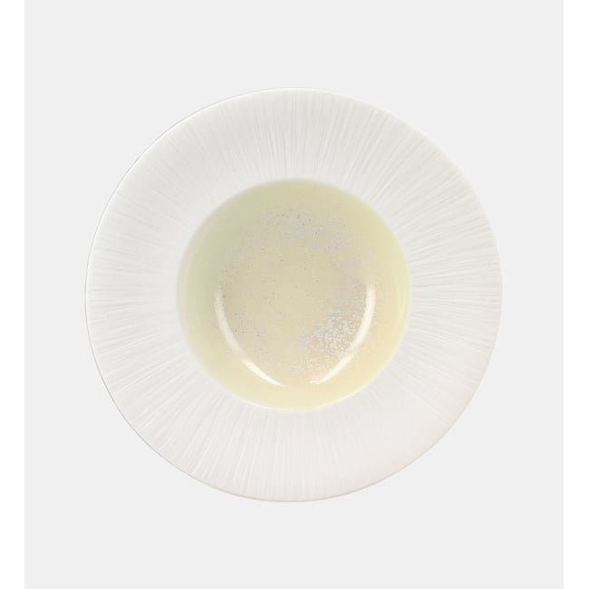 Assiette gourmet Couleur beige <span itemprop=