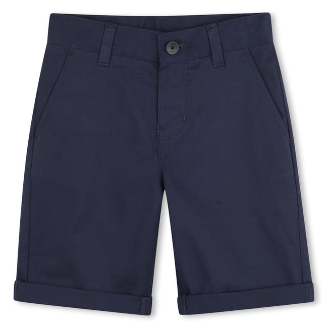 Bermuda chino bleu cargo <span itemprop=