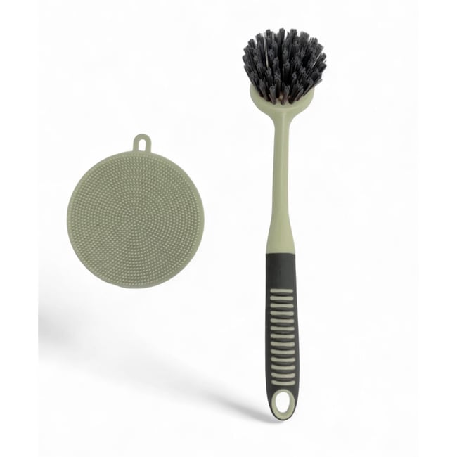 Brosse et éponge à vaisselle en silicone KITCHEN - UTILITY