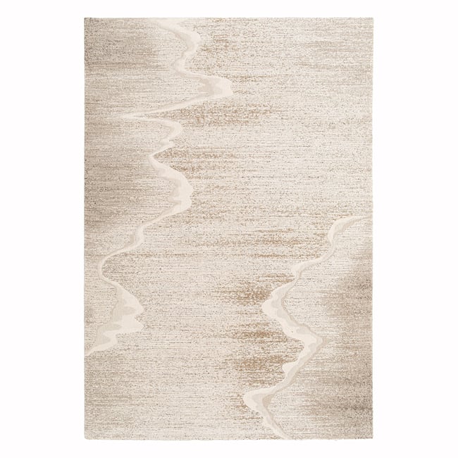 Tapis doux et design SCIA Couleur beige sable <span itemprop=