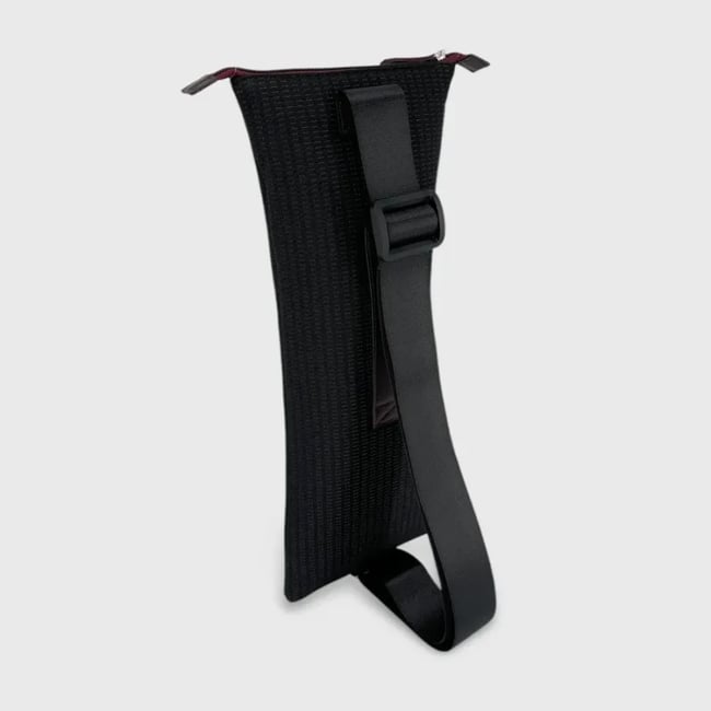 Housse étanche Pour Batterie De Vélo électrique – 44x18x13 Cm, Toile Noire, Poche De Rangement, Bande Réfléchissante