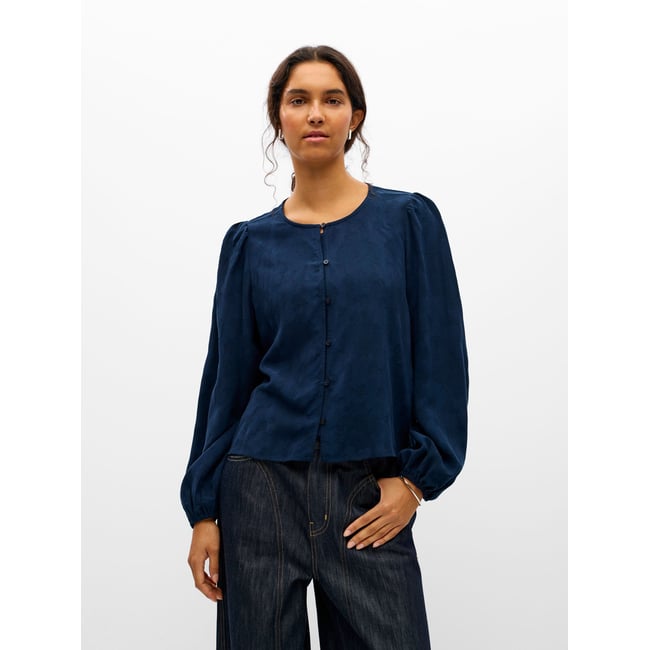 Blouse bleu - sky captain1 <span itemprop=