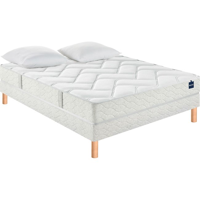 Set materasso e base Super Back+ bianco/grigio BULTEX