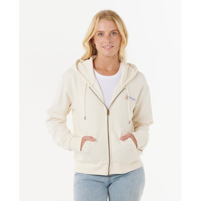 Sweat à capuche zippé SUMMER bone <span itemprop=