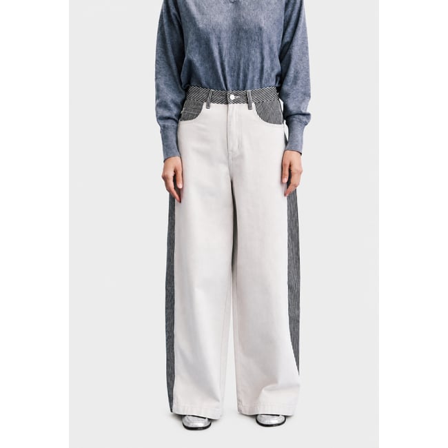 Jean Durdle en coton DURDLE beige <span itemprop=