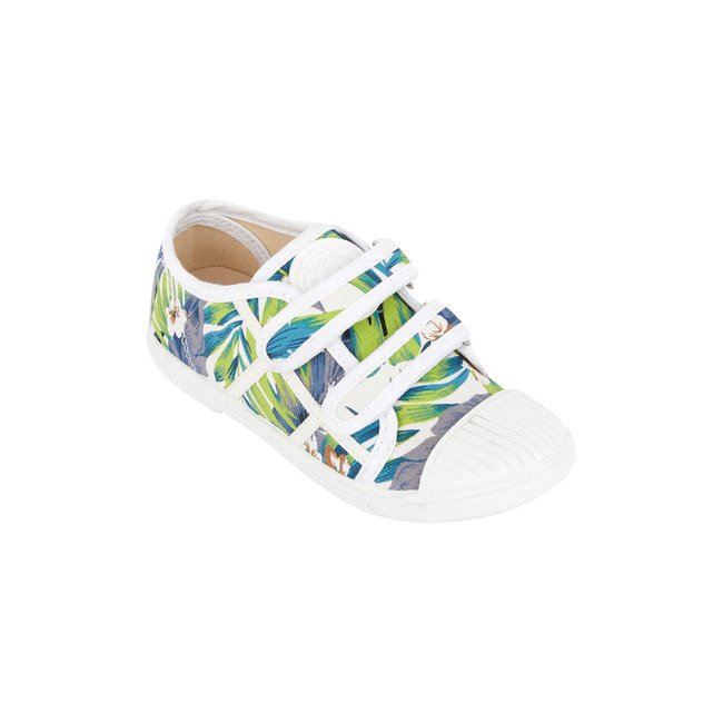 Tennis Toile Clory vert/tropical <span itemprop=