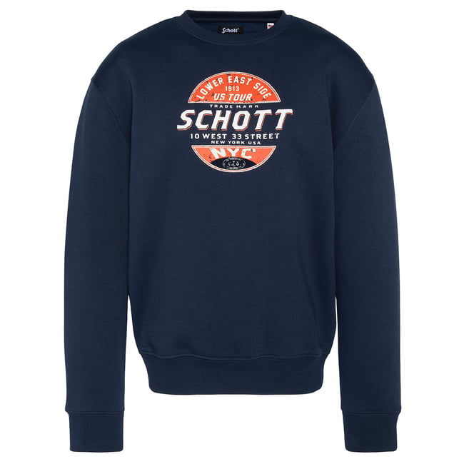 Sweatshirt col rond - SCHOTT