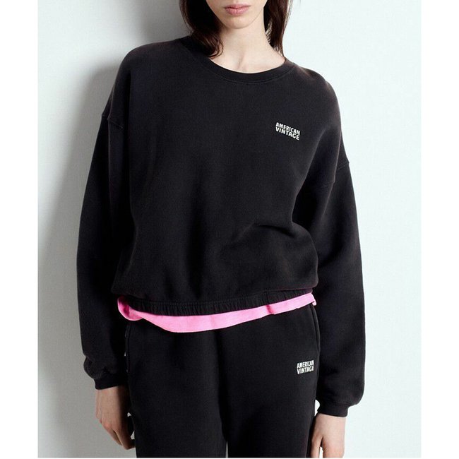 Sweat col rond IZUBIRD réglisse <span itemprop=