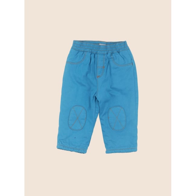 Pantalon doublé - Très bon état bleu <span itemprop=