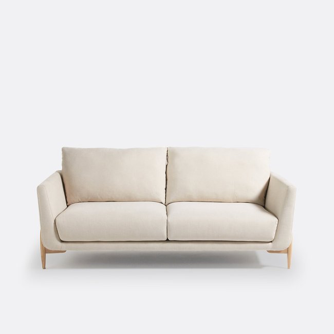 2- or 3-seater cotton/linen sofa, Cejjy - LA REDOUTE INTERIEURS