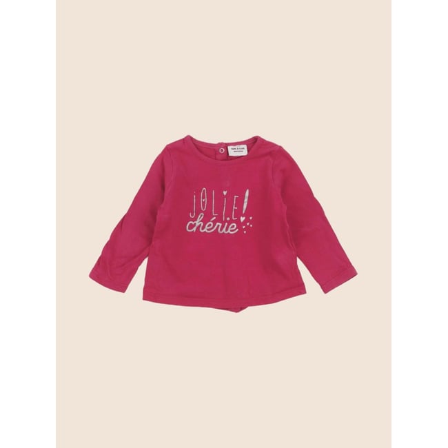 Tee-shirt - Très bon état rose <span itemprop=