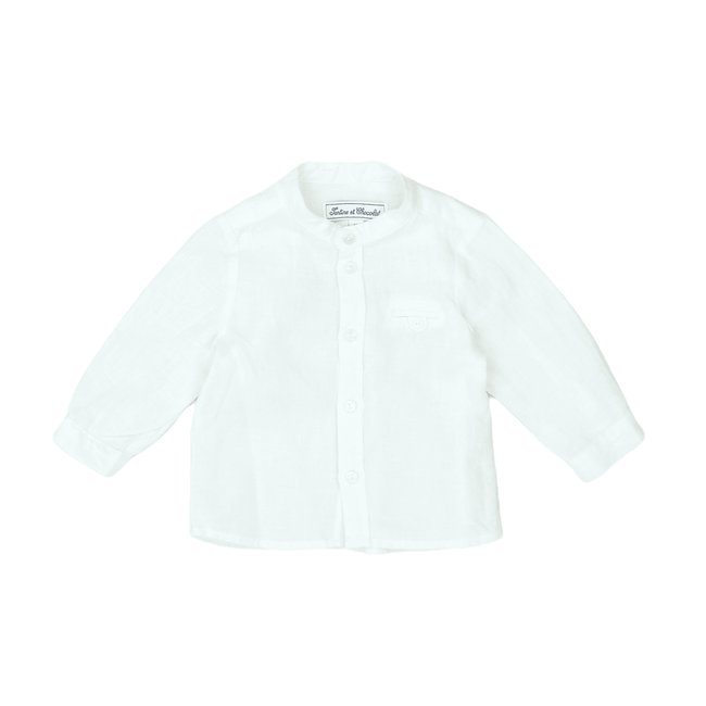 Chemise bébé - Très bon état blanc <span itemprop=
