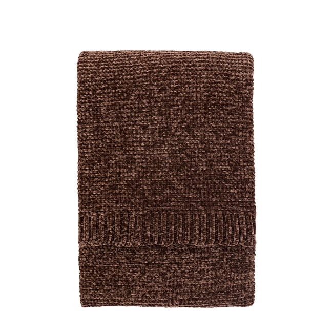 Glamour Chunky Chenille Throw - SO'HOME