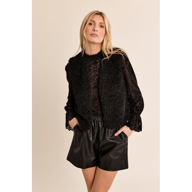 Veste sans manches imitation mouton - MOLLY BRACKEN