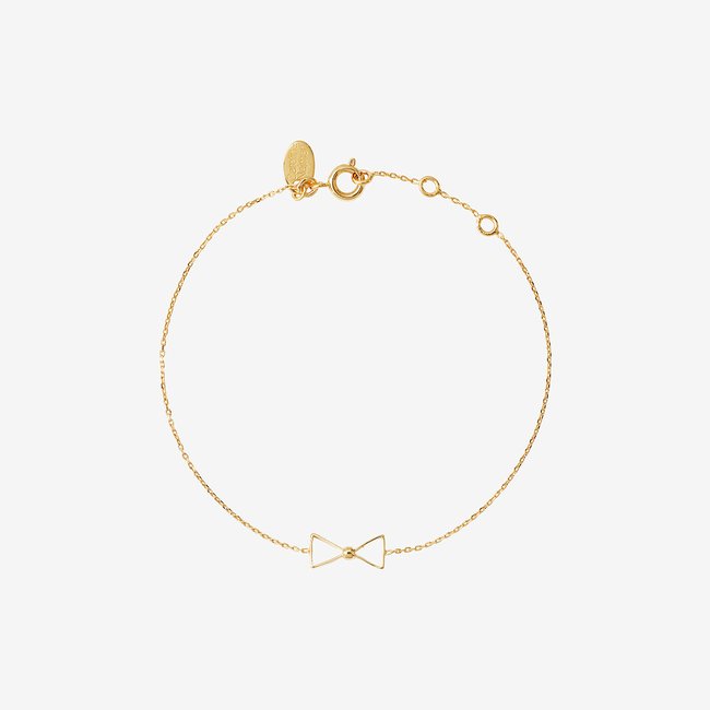 Bracelet doré - nœud pap doré <span itemprop=