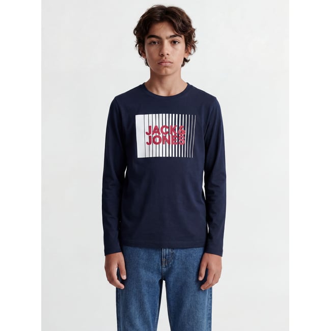 T-Shirt À Manches Longues - JACK & JONES JUNIOR