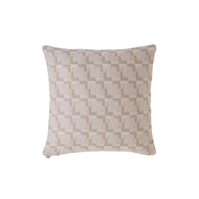 housse de coussin en Jacquard graphique laine et coton VITORIO - MADURA