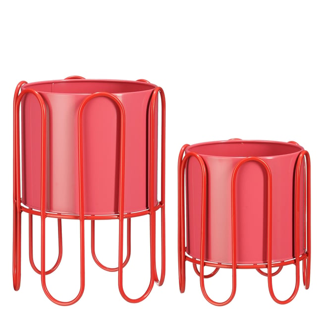 Cache-pot DIONE Couleur rose <span itemprop=