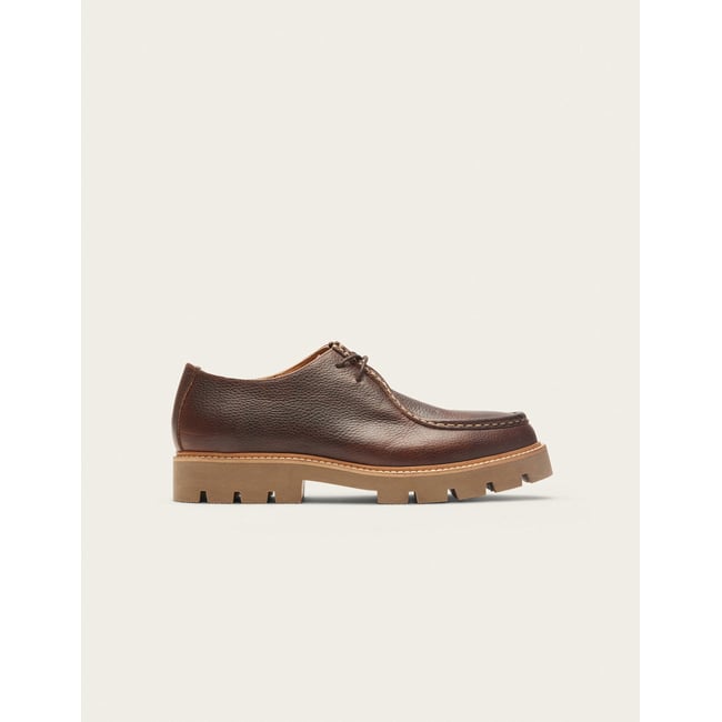 Derbies GONTRAN marron <span itemprop=