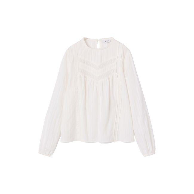 Blouse écru <span itemprop=