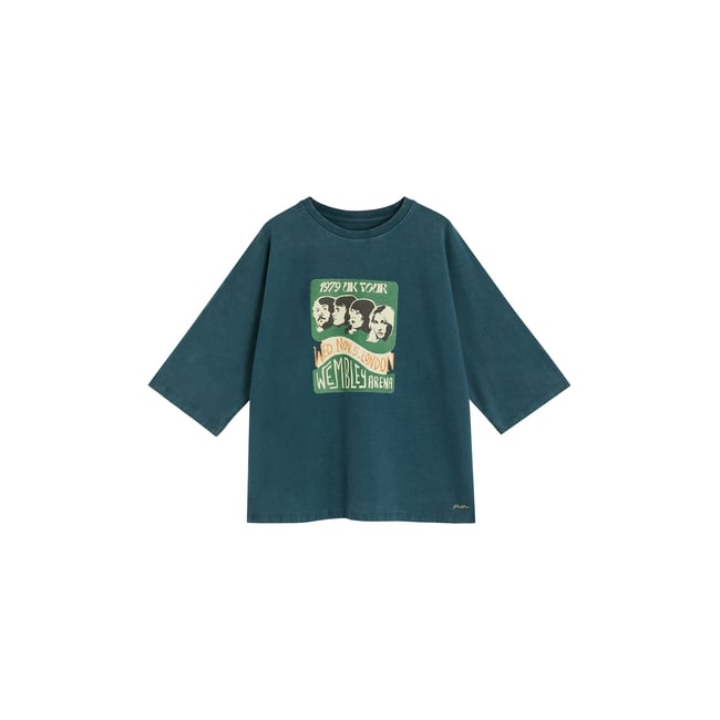 TSHIRT BILLIEBABA bleu canard <span itemprop=