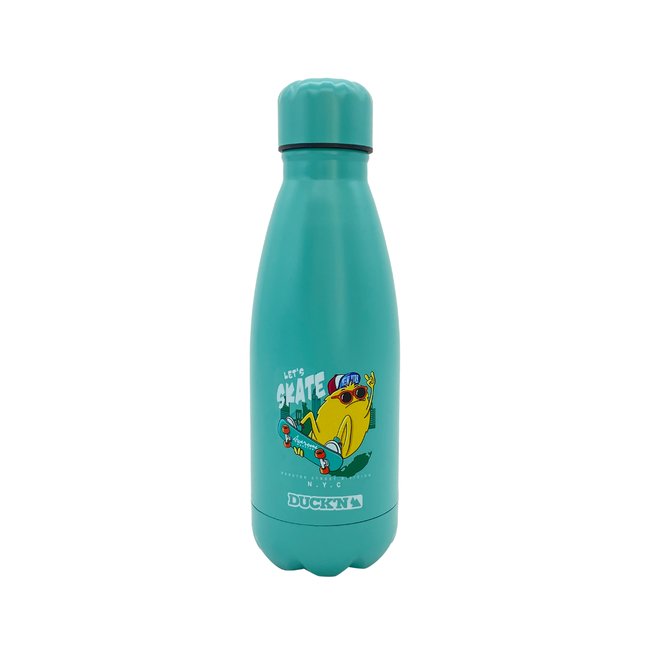 Bouteille Isotherme Skate finition mate 350ML Couleur bleu <span itemprop=