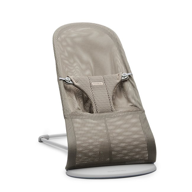 Transat bliss mesh, beige grey, BABYBJORN