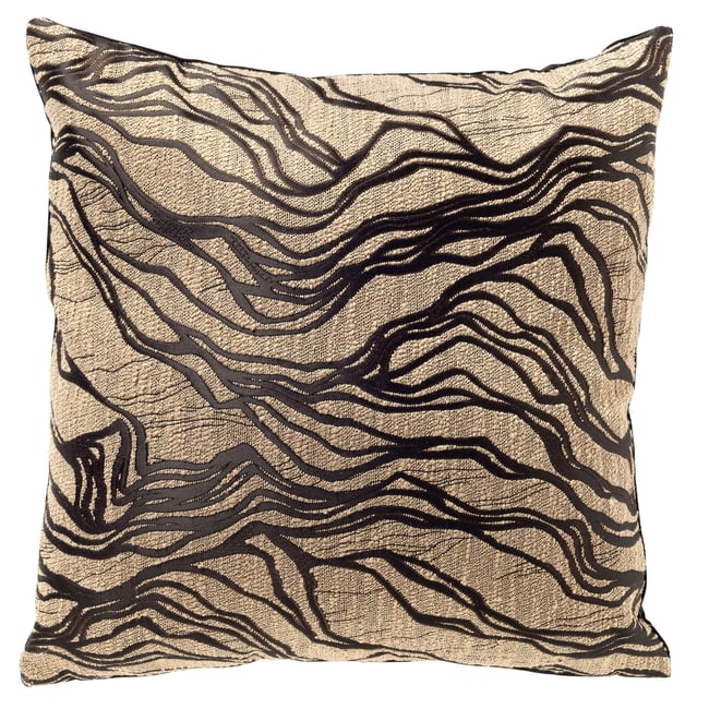 Housse de coussin Arwen noir <span itemprop=