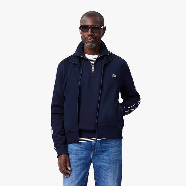 Veste de survêtement zippée Paris bleu-166 <span itemprop=