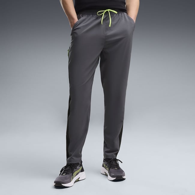 Pantalon tapered, training gris anthracite <span itemprop=