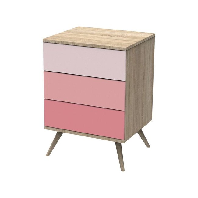 Commode 3 tiroirs en bois - SAUTHON