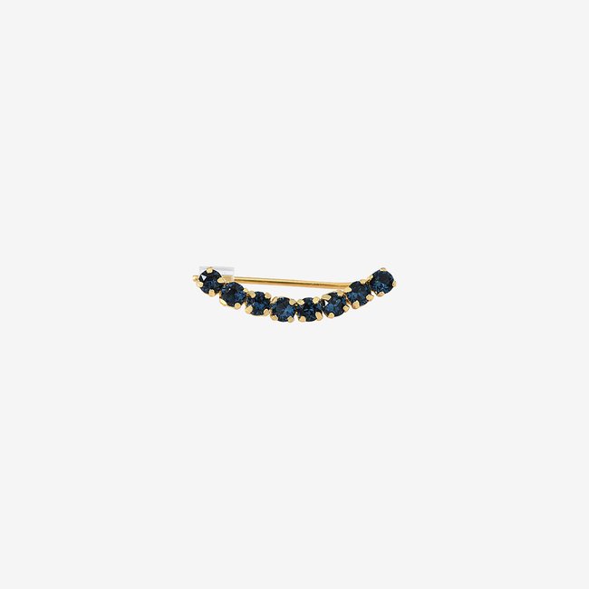 Bague d'oreille paris montana bleu <span itemprop=