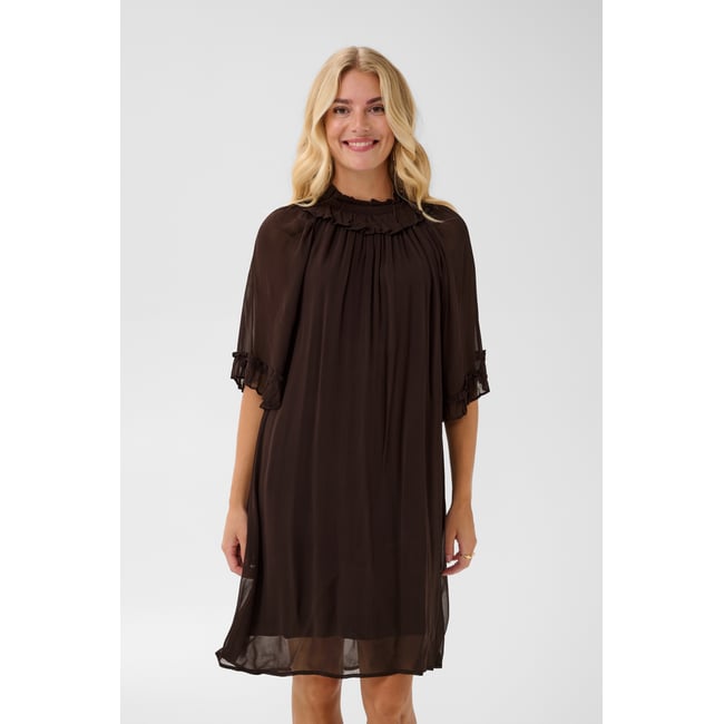 Robe marron java <span itemprop=