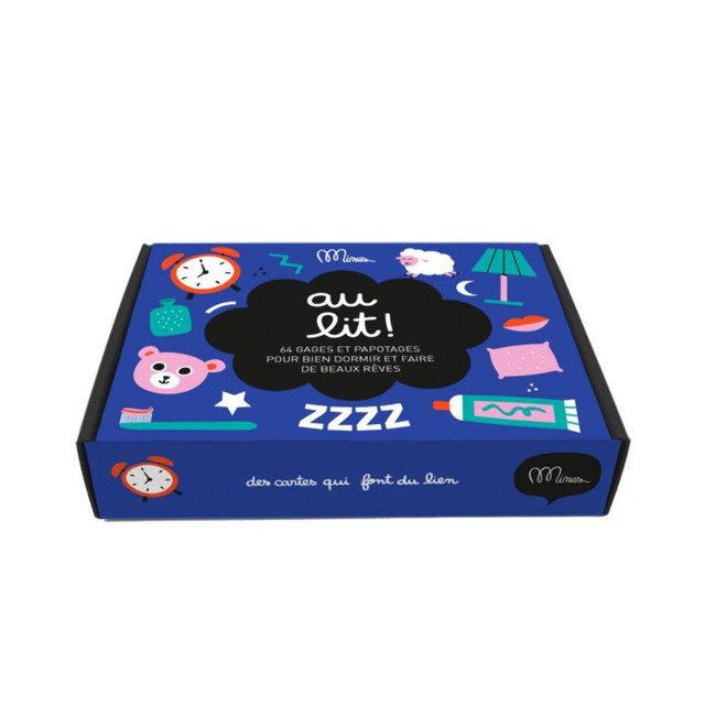 Jeu lanceur de discussion - Au lit ! bleu nuit <span itemprop=