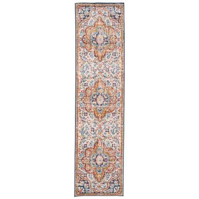 Tapis traditonnel, effet vieilli, OSCAR Couleur multicolore <span itemprop=