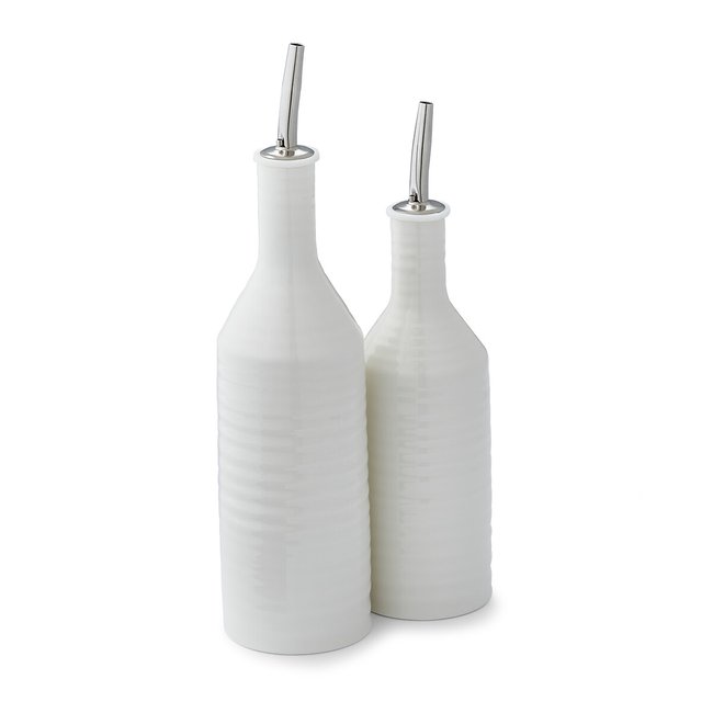 White Oil & Vinegar Bottle Set, white, SOPHIE CONRAN FOR PORTMEIRION
