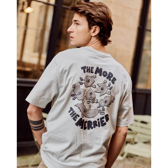 T-shirt en maille bleu clair <span itemprop=